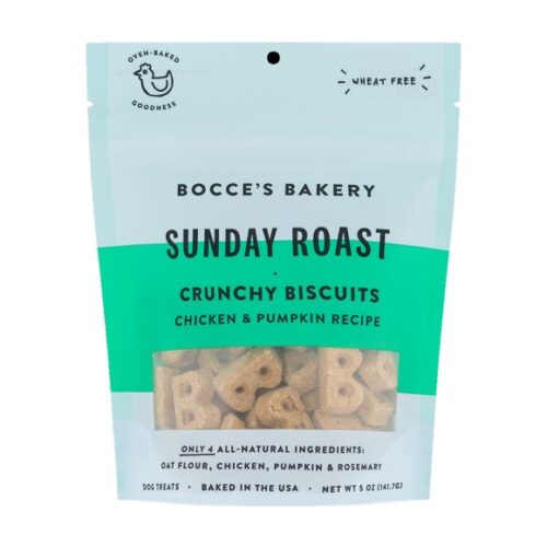Bocce's Bakery, Sunday Roast Biscuits, Chicken & Pumpkin, 5 oz