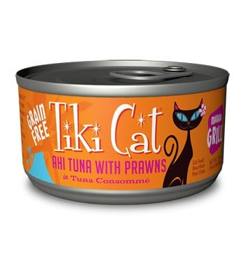 Tiki Cat Grill Tuna with Prawns Cat Food, 6 oz.