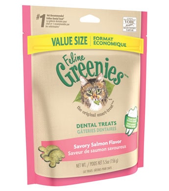 Greenies, Dental Cat Treats, Salmon, 2.5 oz.