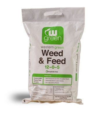 Western Green Weed & Feed, 18 lb.