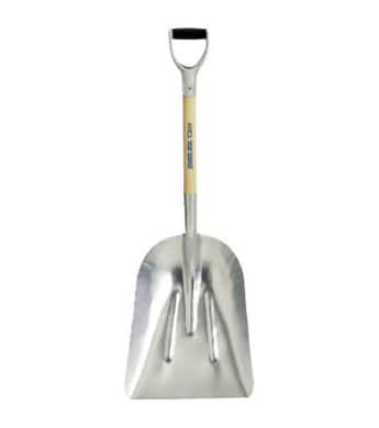 True Temper Aluminum Grain Scoop with Super D-Grip Handle, 27 in.