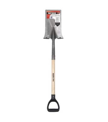 True Temper Garden Spade with D-Grip Wooden Handle