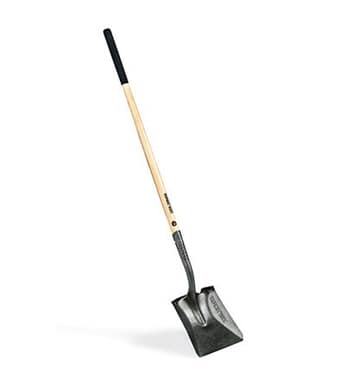 True Temper Long-Handle Square Point Scooping Shovel, 49 in.