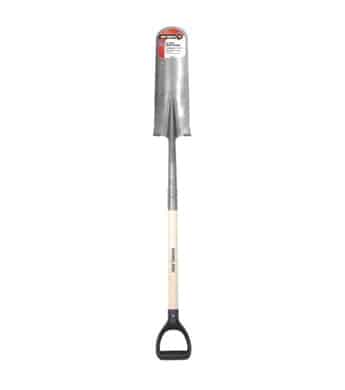 True Temper Drain Spade, D-Grip Wood Handle, 16 in.