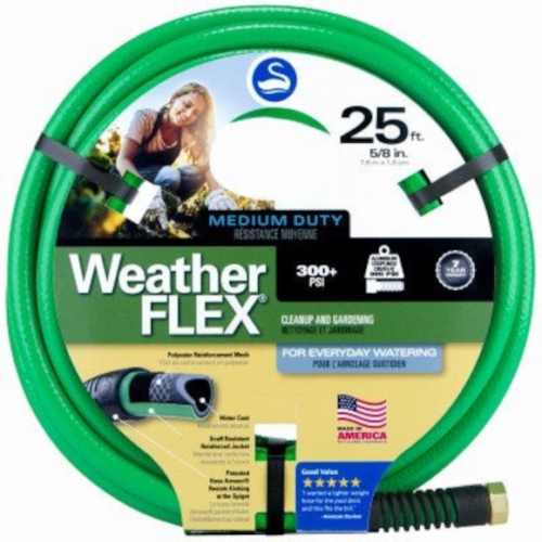 WeatherFlex All-Weather Garden Hose, Medium-Duty, 5/8-In. x 25-Ft.