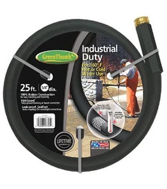 Green Thumb Rubber Garden Hose 25 ft.