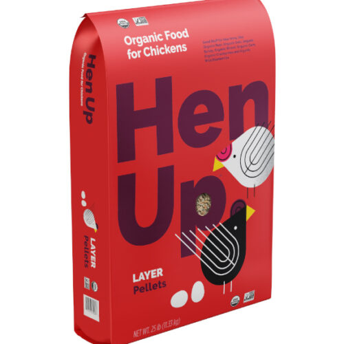 Hen Up, Organic Layer Pellet Chicken Food, 25 lb