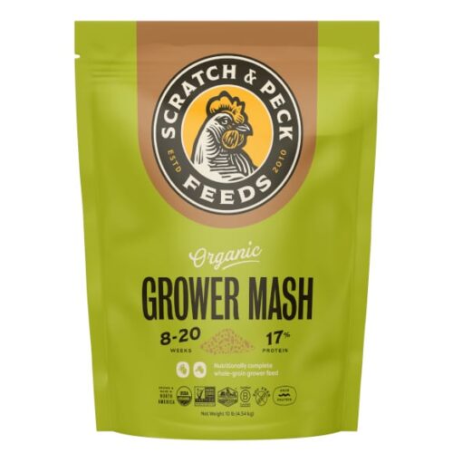 Scratch and Peck, Naturally Free Organic Grower Mash, 10 lb.