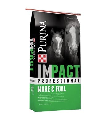 Purina, Impact Professional Mare and Foal Horse Feed, 50 lb