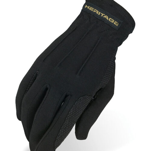 Heritage Gloves Power Grip Glove, Black