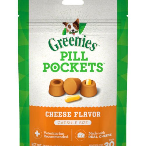 Greenies Pill Pocket Dog Treat, Cheese, 7 oz.
