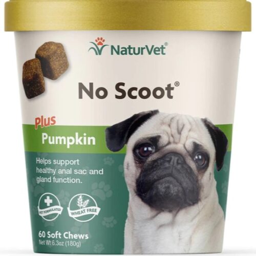 NaturVet, No Scoot Soft Dog Chew, 60 ct