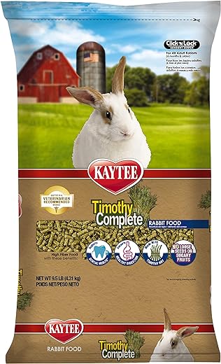 Kaytee Timothy Complete Pet Rabbit Food 9.5 pounds