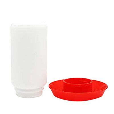 Chicken Feeder and Waterer Set, 1 Liter Chick Drinker and 1 Liter Chick Feeder for Poultry - Image 6