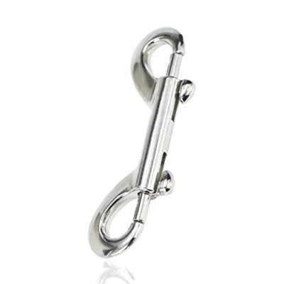 Metal Double Ended Bolt Snap Trigger Chain Diving Clips for Water Bucket Pet Feed Bucket Agricultural Equine Home Dog Leash Garage Use (2-3/4"... - Image 6