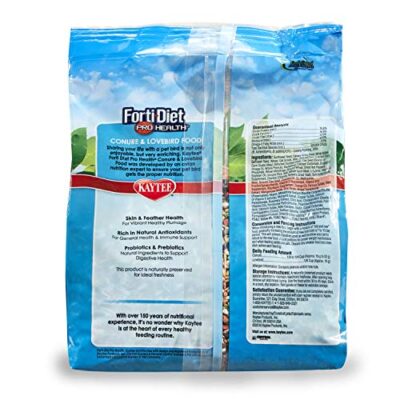 Kaytee Forti-Diet Pro Health Conure and Lovebird Pet Bird Food, 4 Pound - Image 2