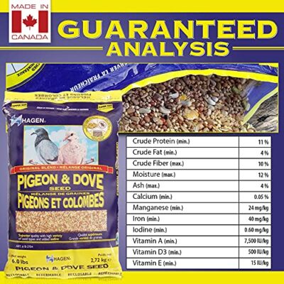Hagen Pigeon & Dove Seed, Nutritionally Complete Bird Food, original version, 6 Pound (Pack of 1) (B2704) - Image 6